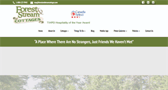 Desktop Screenshot of forestandstreamcottages.com